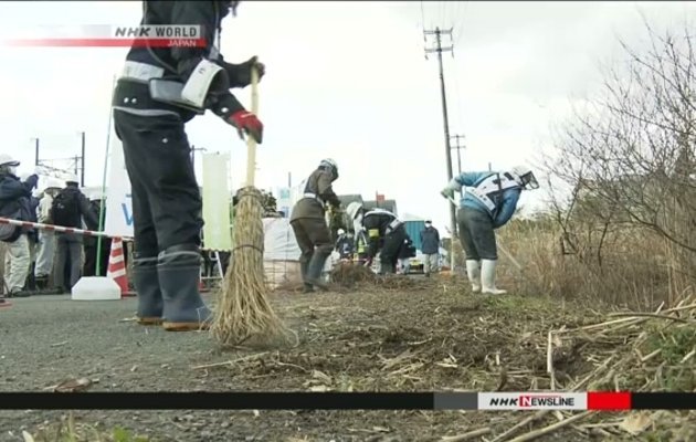 Radiation cleanup in Futaba
