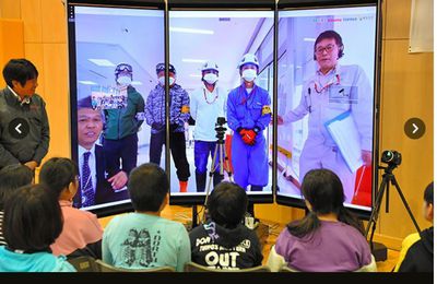 Virtual "homecoming" for young evacuees
