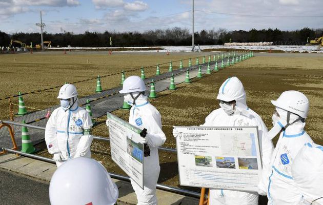 Work begins on interim radioactive soil dump