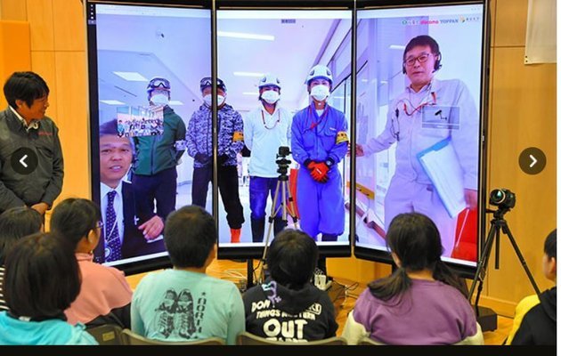 Virtual "homecoming" for young evacuees